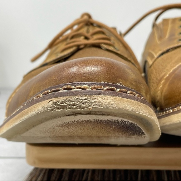 Steve Madden Brown TABLOID Leather Lace Up Oxford Shoes US 11.5 Mens - Picture 10 of 11